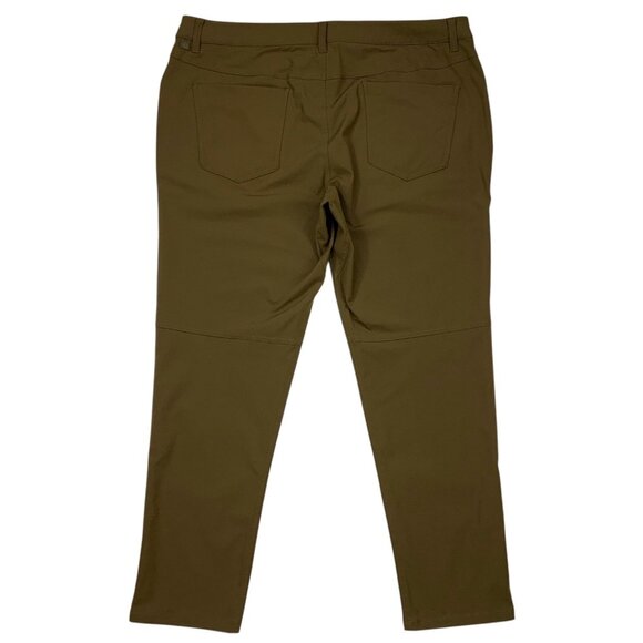 Lululemon Mens ABC Slim-Fit 5 Pocket Pant 38 Artifact Brown - Picture 2 of 13